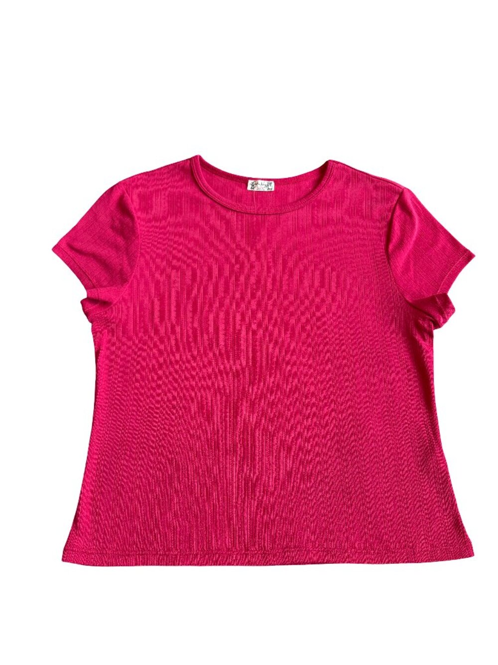 Intimately Free People Lipstick Red T-Shirt Top Blouse Stretchy Size Large NWT